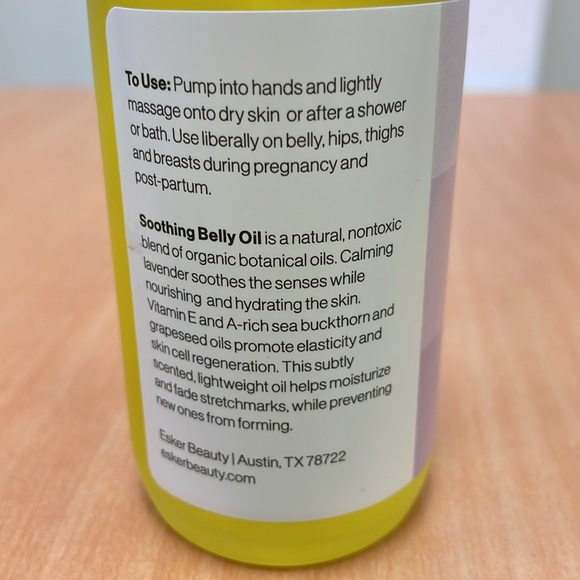 New Esker Beneficial Bodycare Soothing Belly Oil 4oz!!🔥🔥🔥 - Picture 10 of 15
